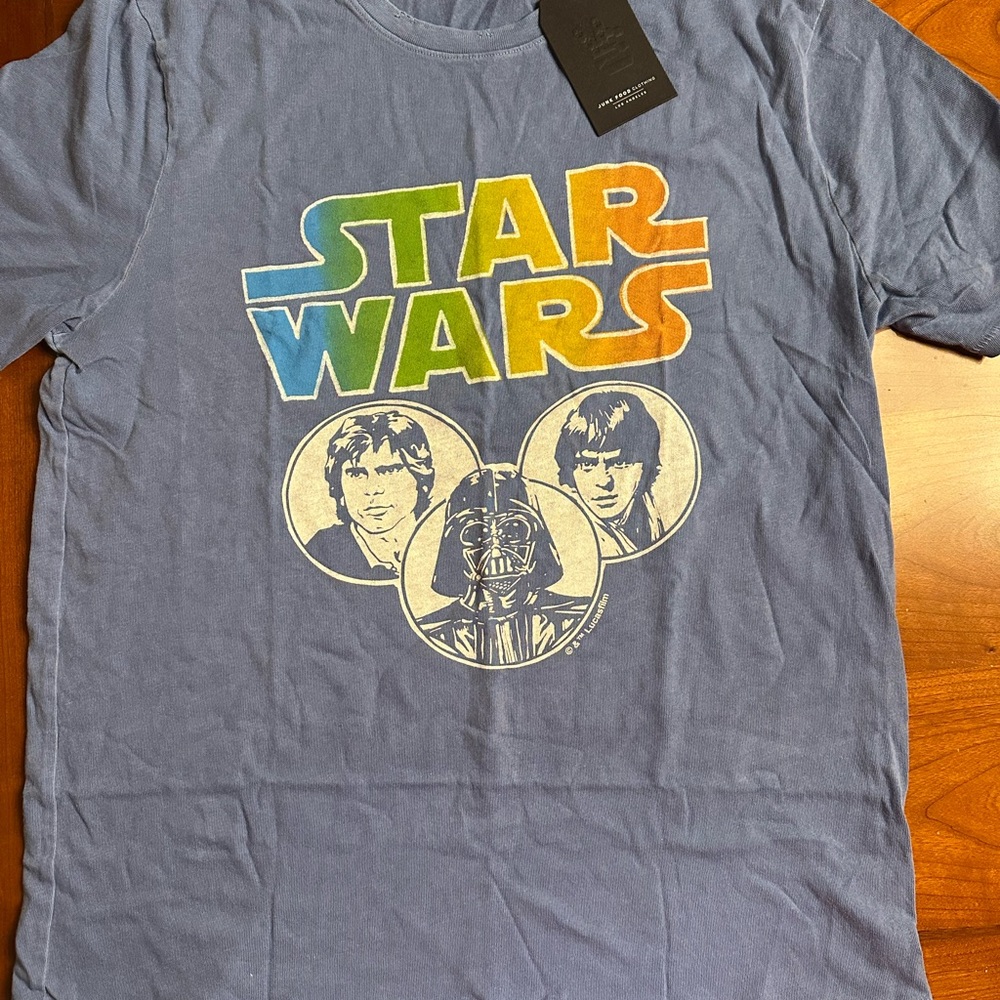 Junk Food Clothing Blue Star Wars Tee